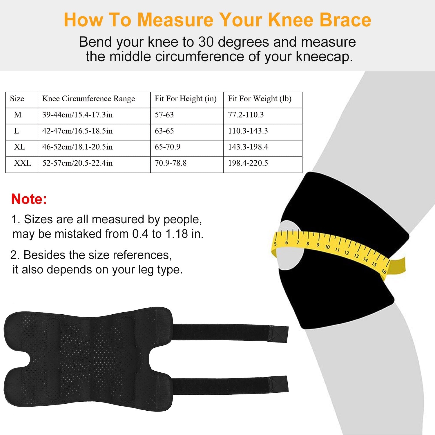 Knee Support Strap for Running and Training