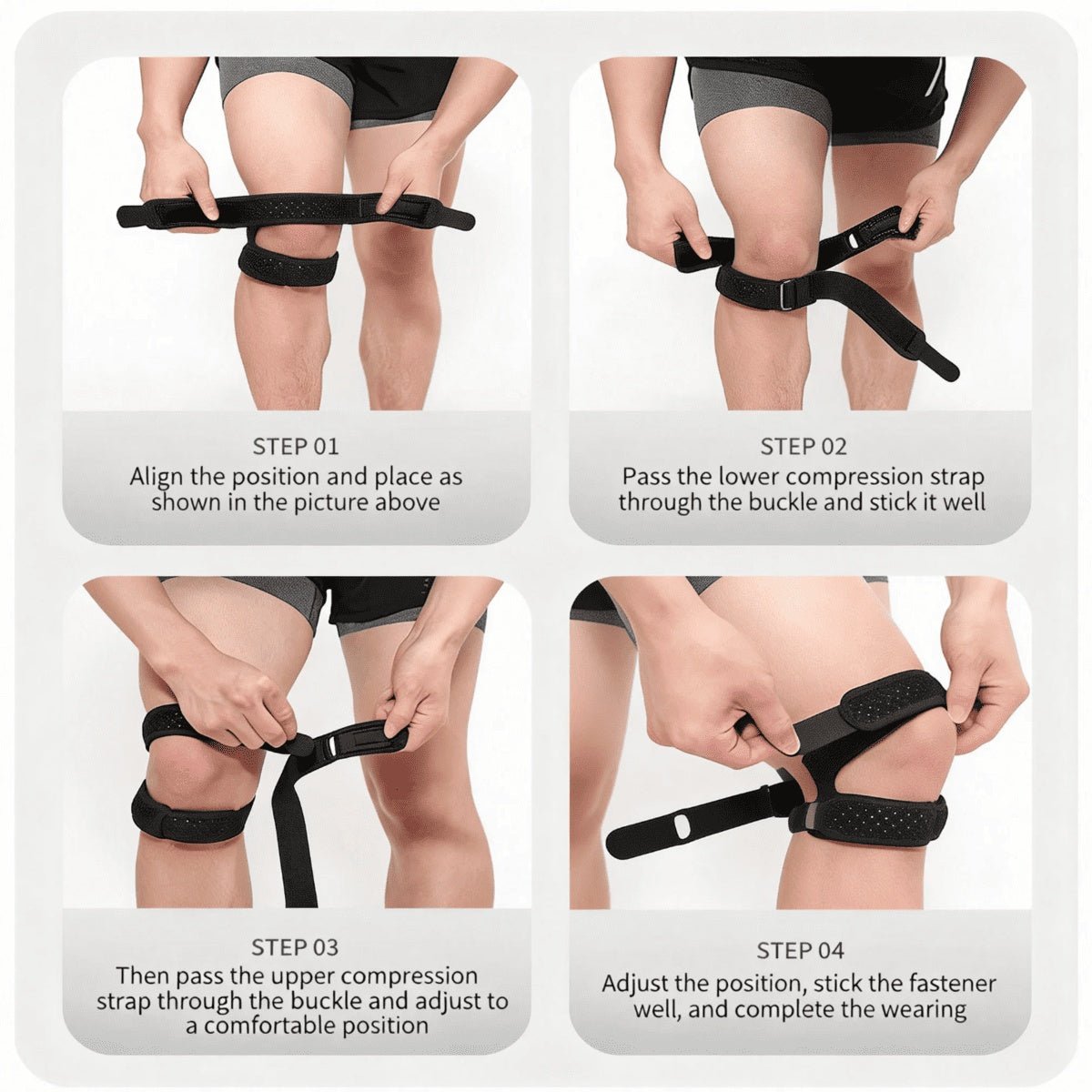 Dual Patella Knee Strap for Running & Sports