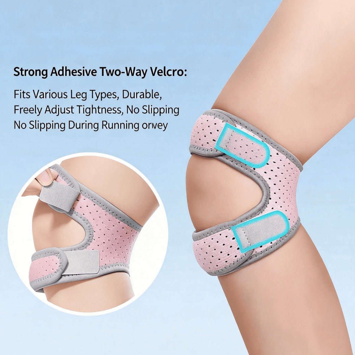 Dual Patella Knee Strap for Running & Sports