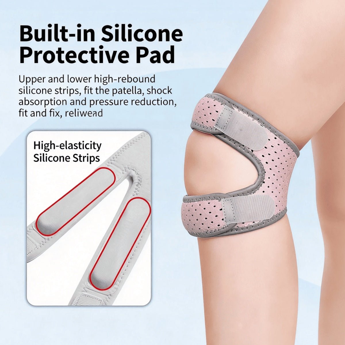 Dual Patella Knee Strap for Running & Sports